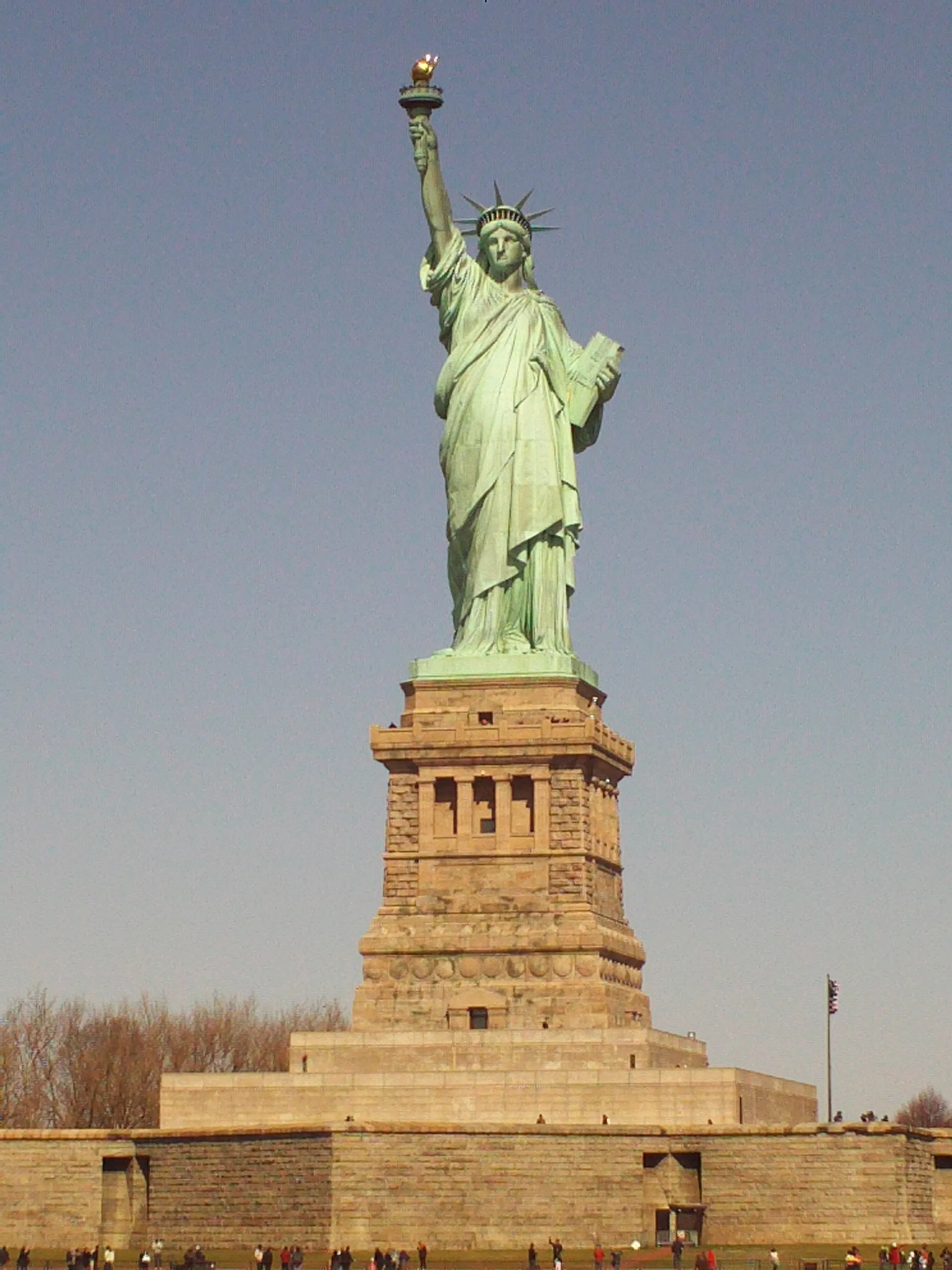 Statue of Liberty, an editorial view of the United States